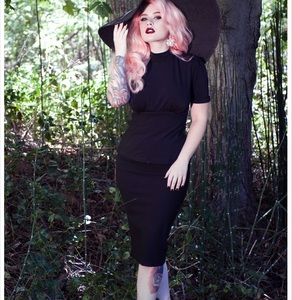 Dixiefried Perfect Pencil Skirt in Black in 2X